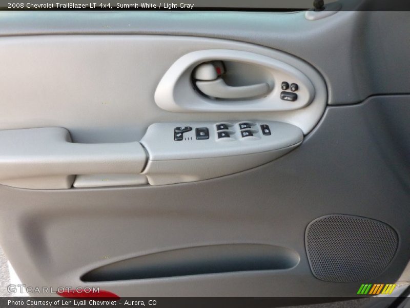 Summit White / Light Gray 2008 Chevrolet TrailBlazer LT 4x4