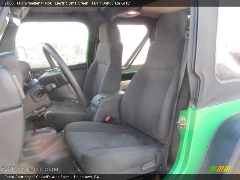  2005 Wrangler X 4x4 Dark Slate Gray Interior