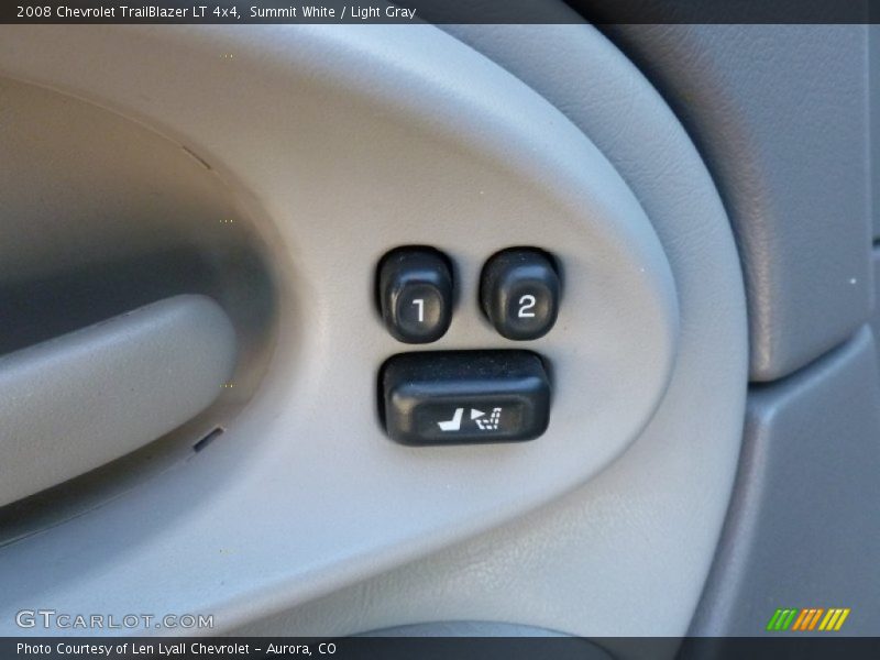 Summit White / Light Gray 2008 Chevrolet TrailBlazer LT 4x4