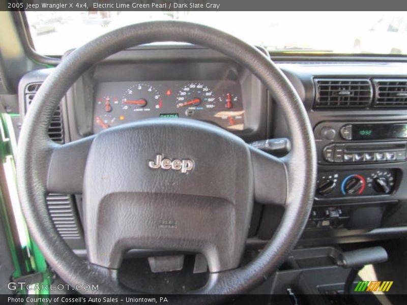 Dashboard of 2005 Wrangler X 4x4