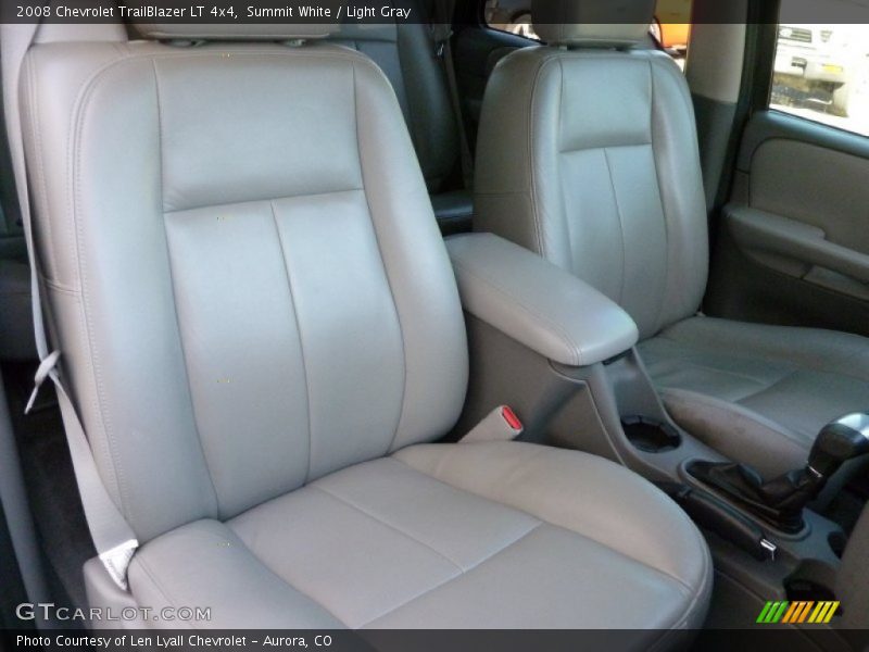 Summit White / Light Gray 2008 Chevrolet TrailBlazer LT 4x4