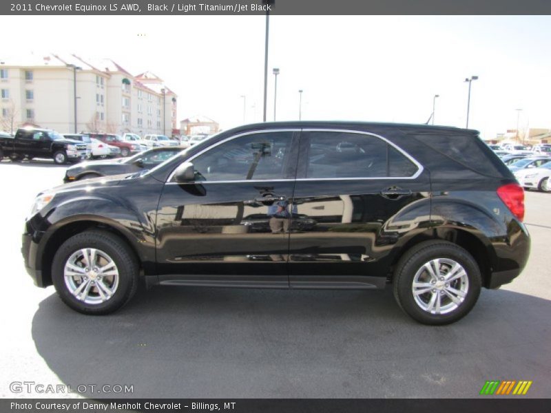 Black / Light Titanium/Jet Black 2011 Chevrolet Equinox LS AWD