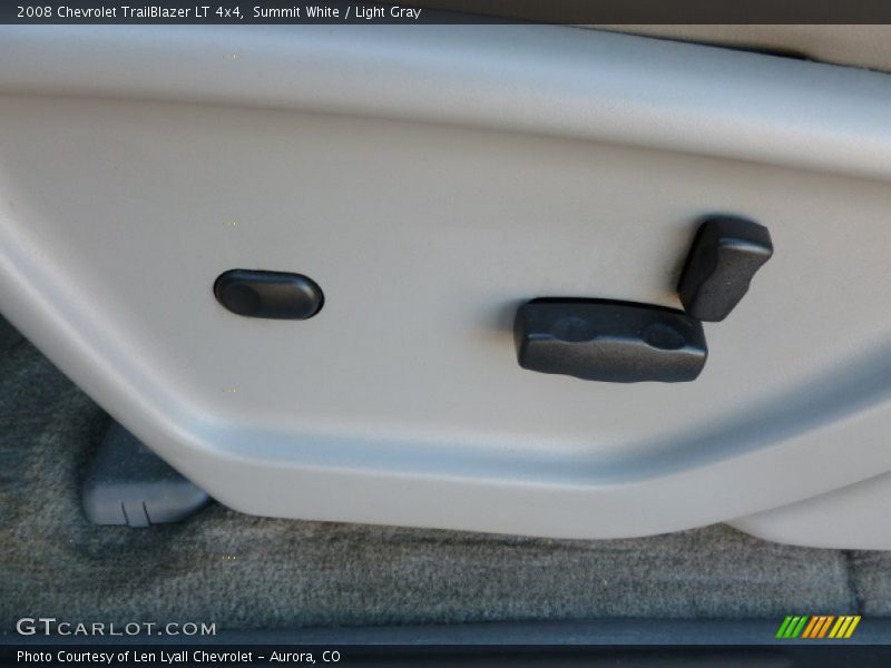 Summit White / Light Gray 2008 Chevrolet TrailBlazer LT 4x4