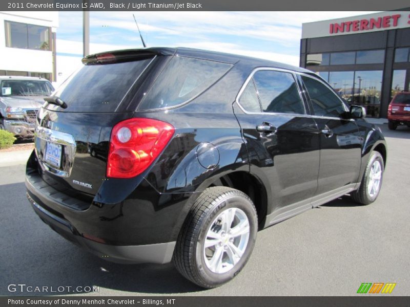 Black / Light Titanium/Jet Black 2011 Chevrolet Equinox LS AWD