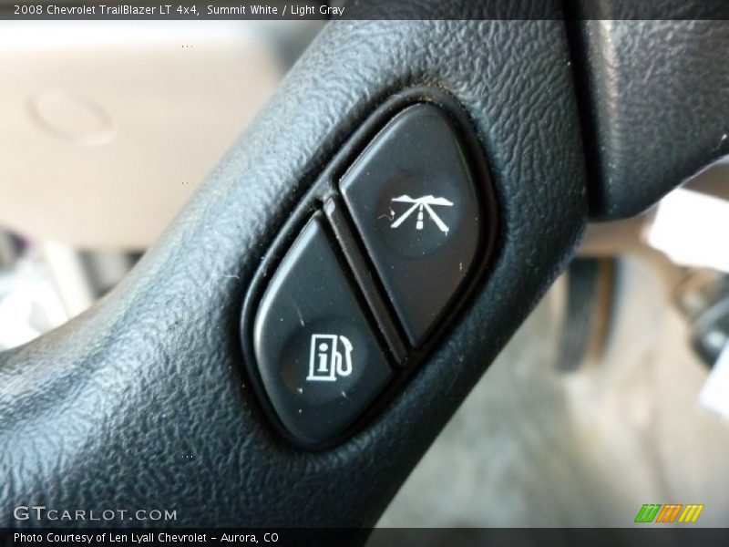 Summit White / Light Gray 2008 Chevrolet TrailBlazer LT 4x4