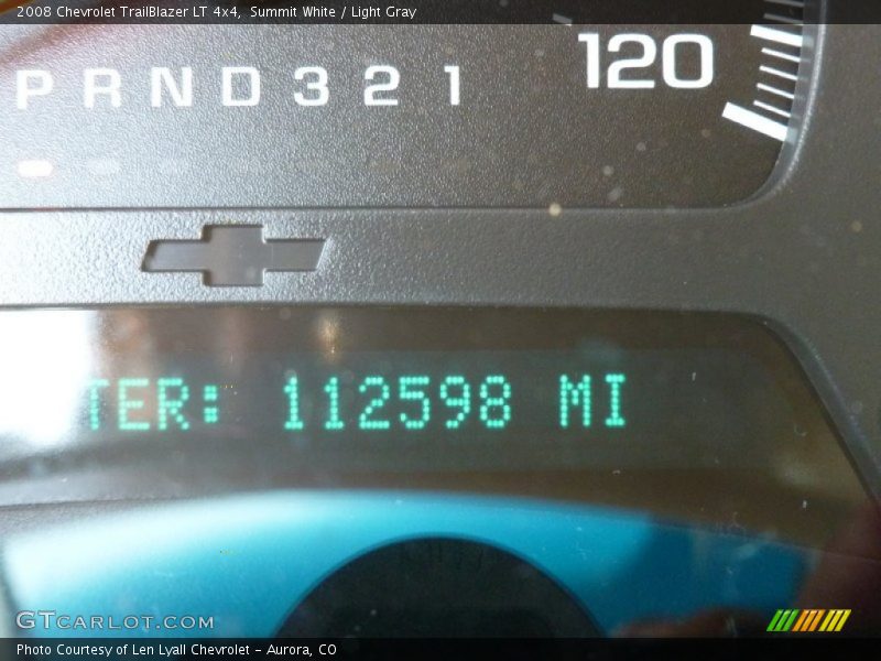 Summit White / Light Gray 2008 Chevrolet TrailBlazer LT 4x4