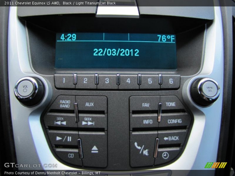 Black / Light Titanium/Jet Black 2011 Chevrolet Equinox LS AWD