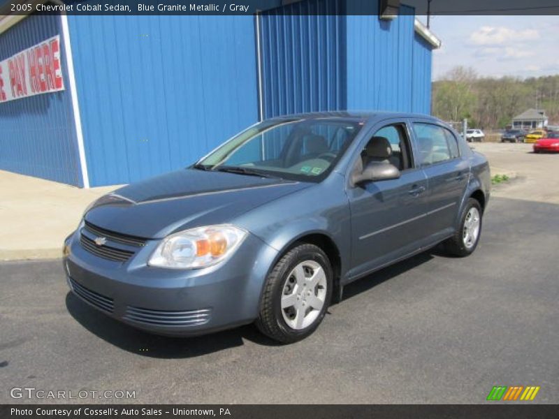 Blue Granite Metallic / Gray 2005 Chevrolet Cobalt Sedan