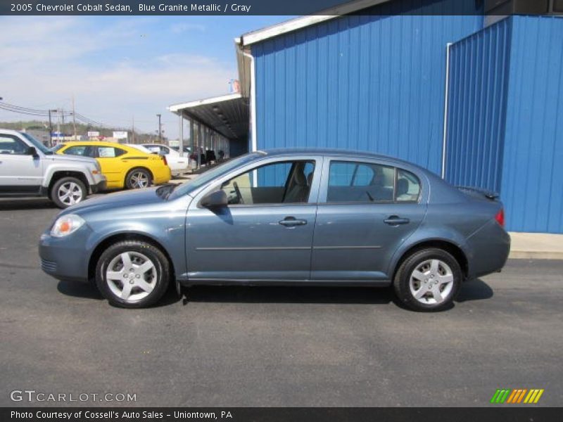 Blue Granite Metallic / Gray 2005 Chevrolet Cobalt Sedan