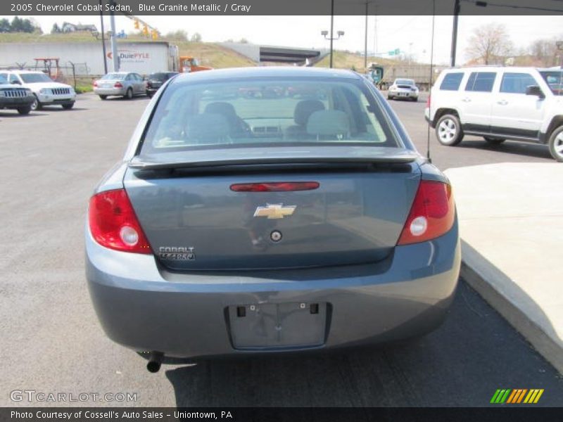 Blue Granite Metallic / Gray 2005 Chevrolet Cobalt Sedan