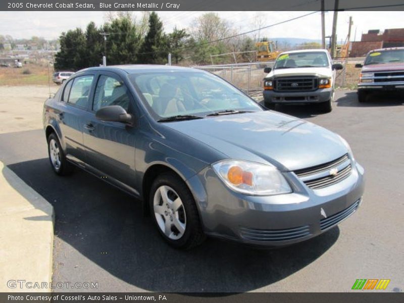 Blue Granite Metallic / Gray 2005 Chevrolet Cobalt Sedan