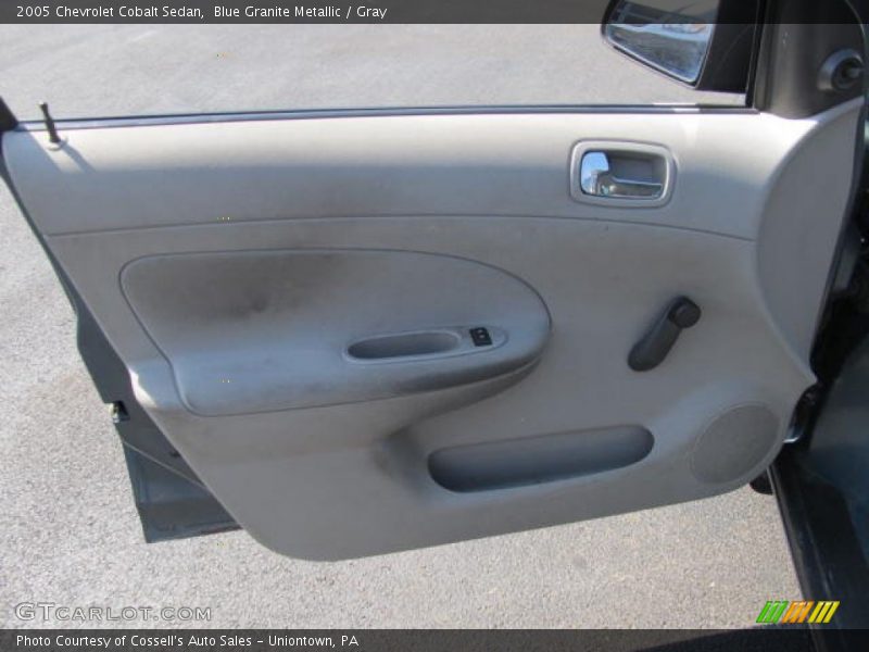 Blue Granite Metallic / Gray 2005 Chevrolet Cobalt Sedan