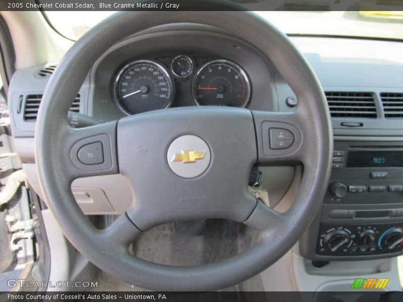 Blue Granite Metallic / Gray 2005 Chevrolet Cobalt Sedan
