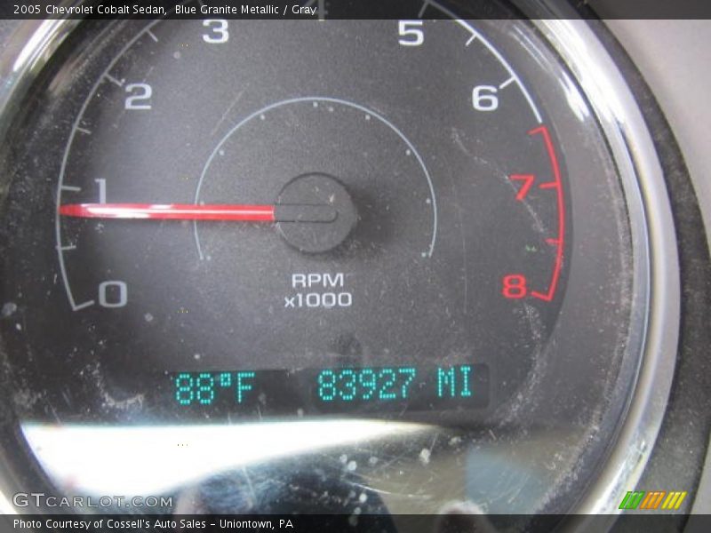 Blue Granite Metallic / Gray 2005 Chevrolet Cobalt Sedan
