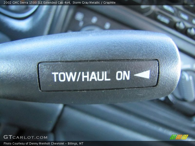 Storm Gray Metallic / Graphite 2002 GMC Sierra 1500 SLE Extended Cab 4x4