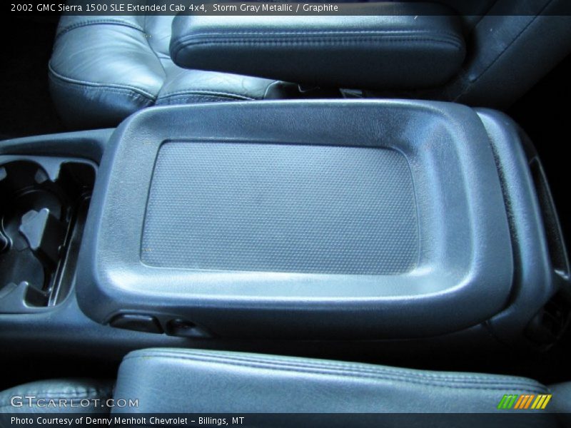 Storm Gray Metallic / Graphite 2002 GMC Sierra 1500 SLE Extended Cab 4x4