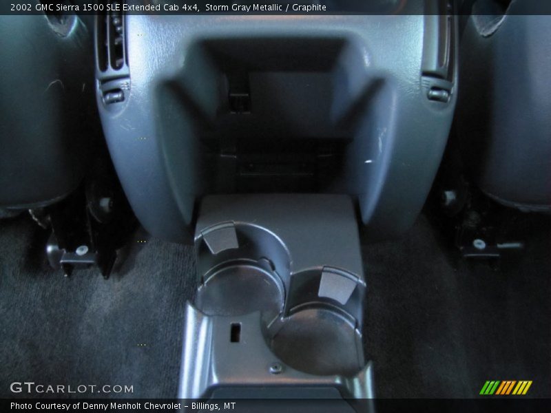 Storm Gray Metallic / Graphite 2002 GMC Sierra 1500 SLE Extended Cab 4x4