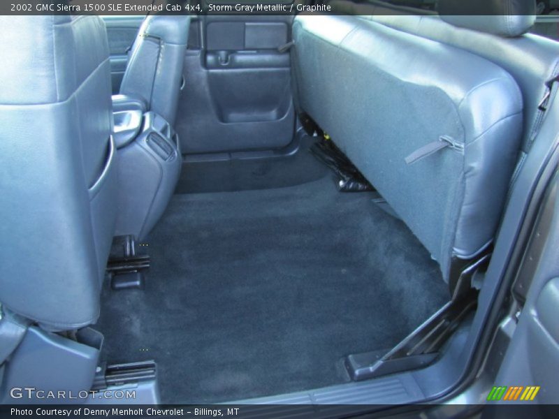Storm Gray Metallic / Graphite 2002 GMC Sierra 1500 SLE Extended Cab 4x4