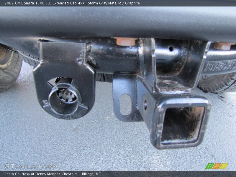 Storm Gray Metallic / Graphite 2002 GMC Sierra 1500 SLE Extended Cab 4x4