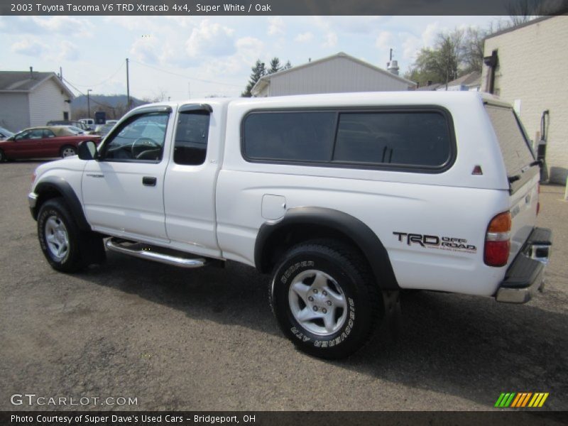 Super White / Oak 2003 Toyota Tacoma V6 TRD Xtracab 4x4