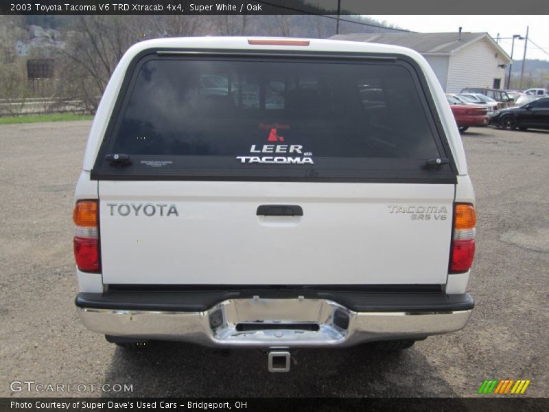 Super White / Oak 2003 Toyota Tacoma V6 TRD Xtracab 4x4
