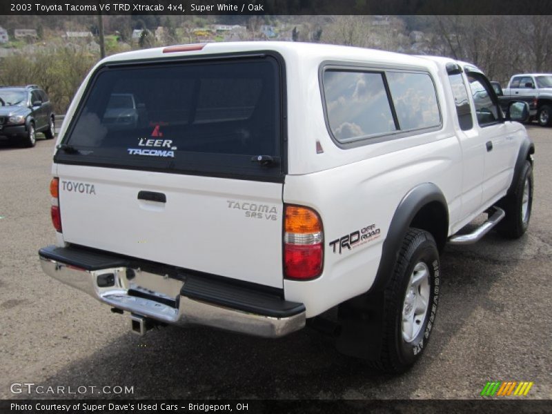 Super White / Oak 2003 Toyota Tacoma V6 TRD Xtracab 4x4