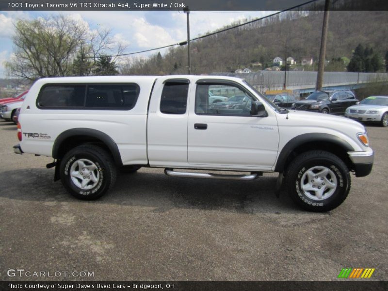 Super White / Oak 2003 Toyota Tacoma V6 TRD Xtracab 4x4