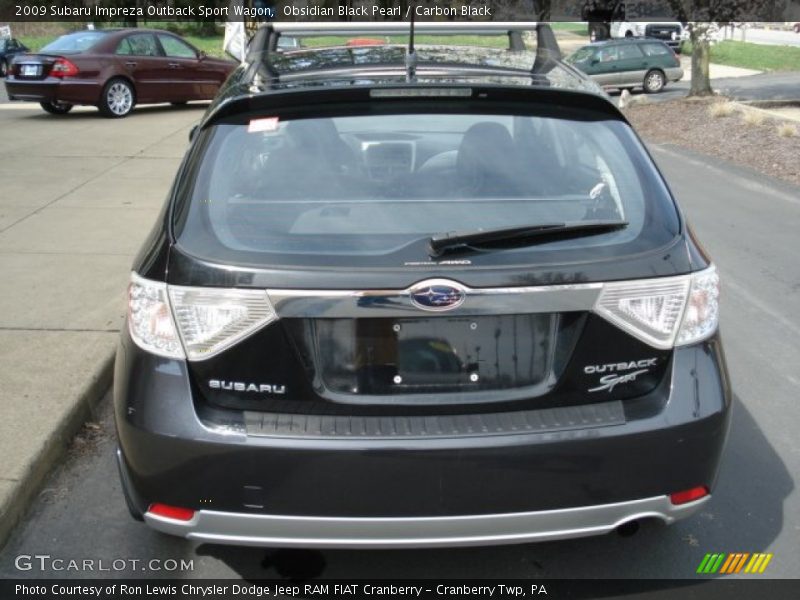 Obsidian Black Pearl / Carbon Black 2009 Subaru Impreza Outback Sport Wagon