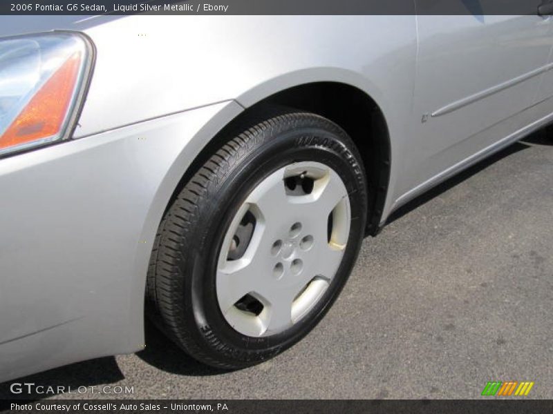Liquid Silver Metallic / Ebony 2006 Pontiac G6 Sedan