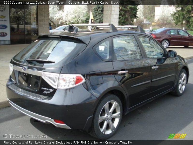 Obsidian Black Pearl / Carbon Black 2009 Subaru Impreza Outback Sport Wagon