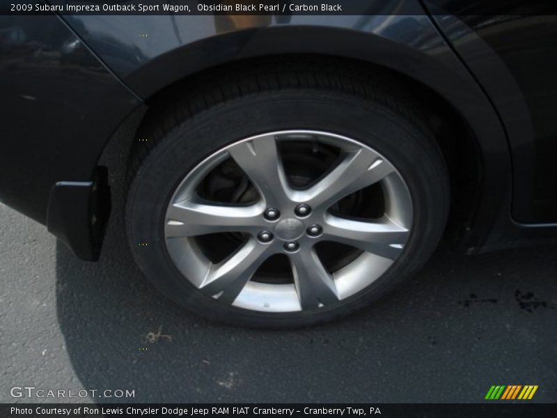 Obsidian Black Pearl / Carbon Black 2009 Subaru Impreza Outback Sport Wagon