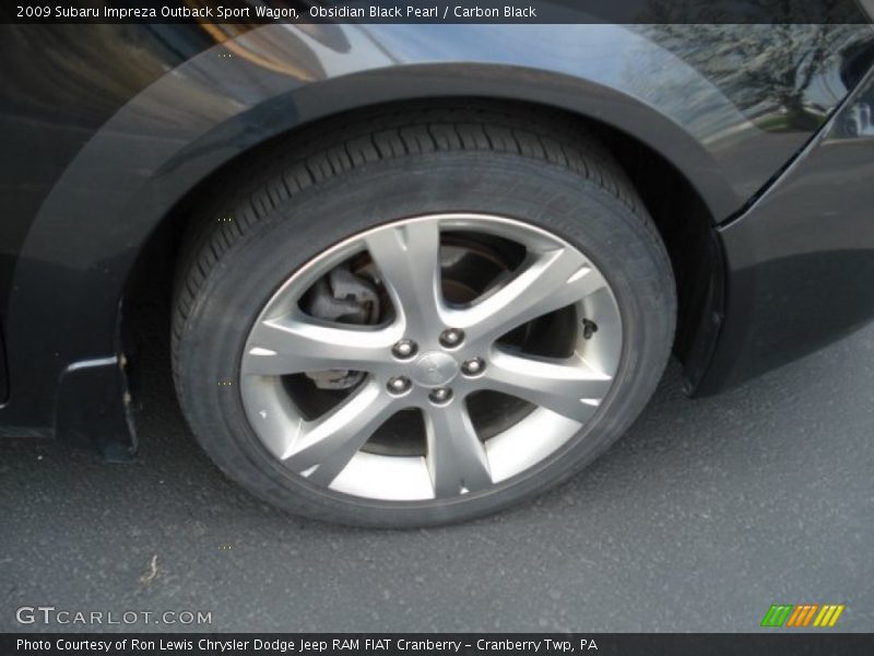 Obsidian Black Pearl / Carbon Black 2009 Subaru Impreza Outback Sport Wagon