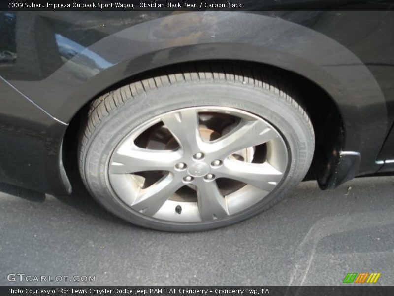 Obsidian Black Pearl / Carbon Black 2009 Subaru Impreza Outback Sport Wagon