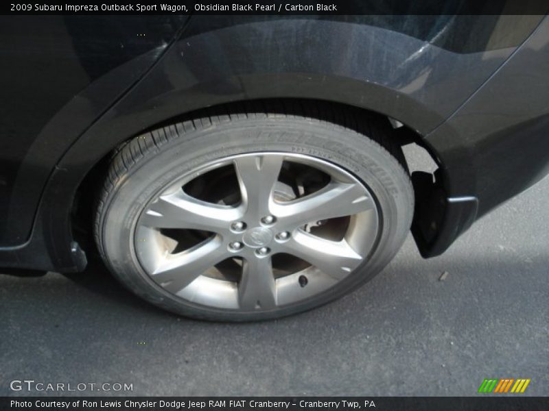 Obsidian Black Pearl / Carbon Black 2009 Subaru Impreza Outback Sport Wagon