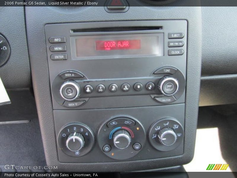 Liquid Silver Metallic / Ebony 2006 Pontiac G6 Sedan