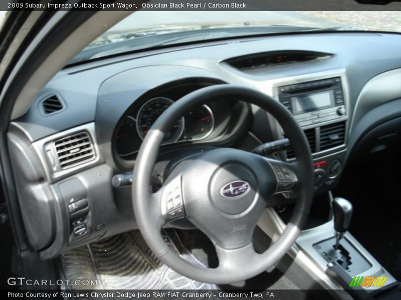 Obsidian Black Pearl / Carbon Black 2009 Subaru Impreza Outback Sport Wagon