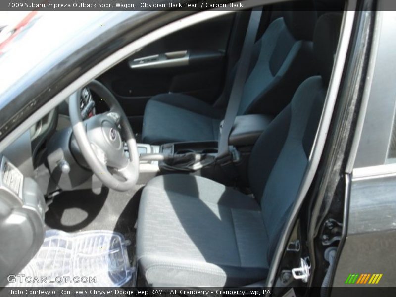 Obsidian Black Pearl / Carbon Black 2009 Subaru Impreza Outback Sport Wagon