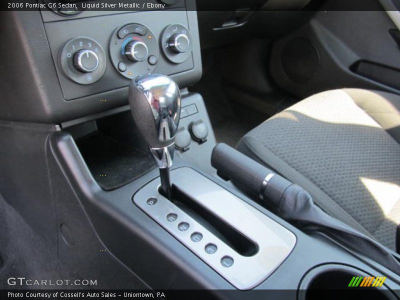 Liquid Silver Metallic / Ebony 2006 Pontiac G6 Sedan
