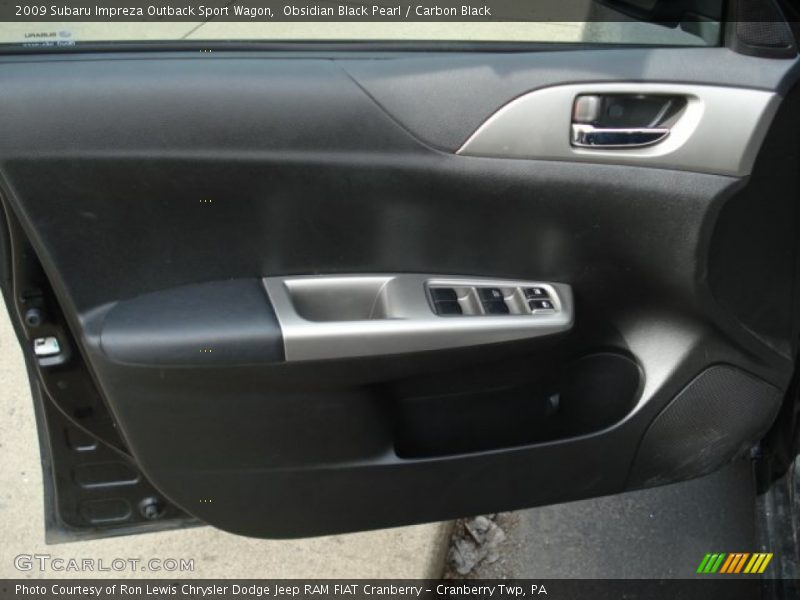 Obsidian Black Pearl / Carbon Black 2009 Subaru Impreza Outback Sport Wagon
