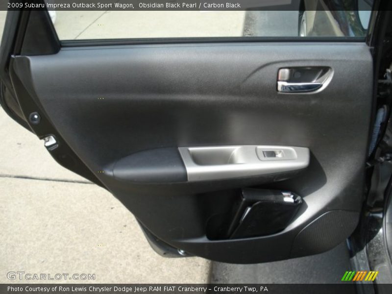 Obsidian Black Pearl / Carbon Black 2009 Subaru Impreza Outback Sport Wagon
