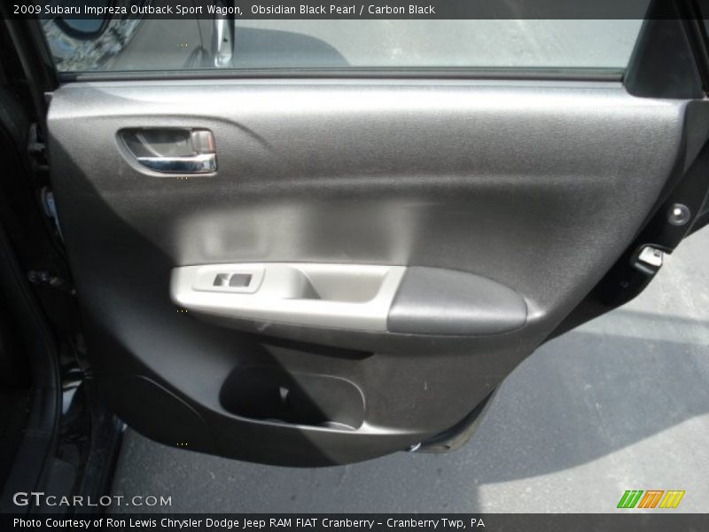 Obsidian Black Pearl / Carbon Black 2009 Subaru Impreza Outback Sport Wagon