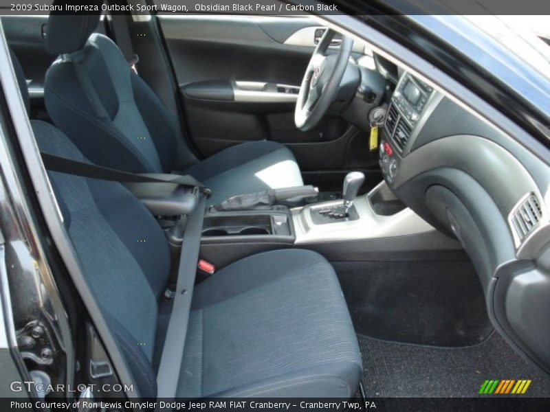 Obsidian Black Pearl / Carbon Black 2009 Subaru Impreza Outback Sport Wagon