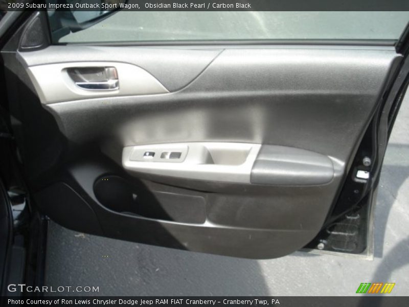 Obsidian Black Pearl / Carbon Black 2009 Subaru Impreza Outback Sport Wagon
