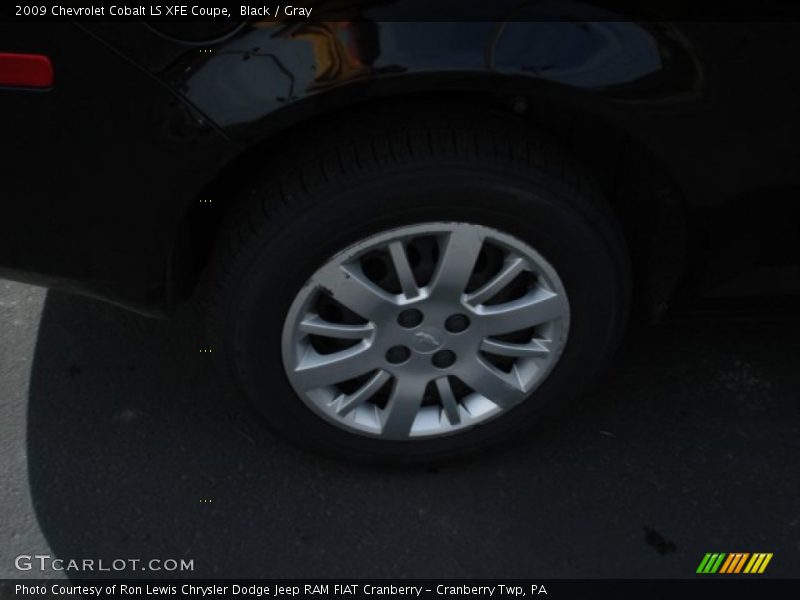 Black / Gray 2009 Chevrolet Cobalt LS XFE Coupe