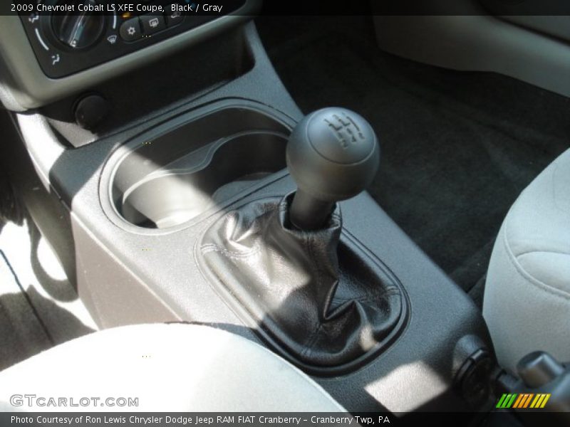 Black / Gray 2009 Chevrolet Cobalt LS XFE Coupe