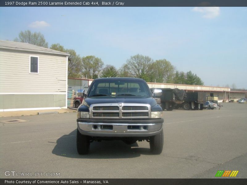 Black / Gray 1997 Dodge Ram 2500 Laramie Extended Cab 4x4