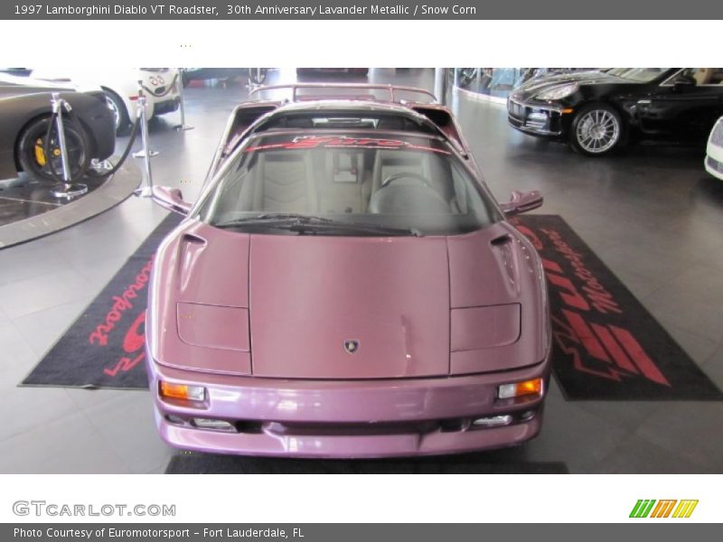 30th Anniversary Lavander Metallic / Snow Corn 1997 Lamborghini Diablo VT Roadster