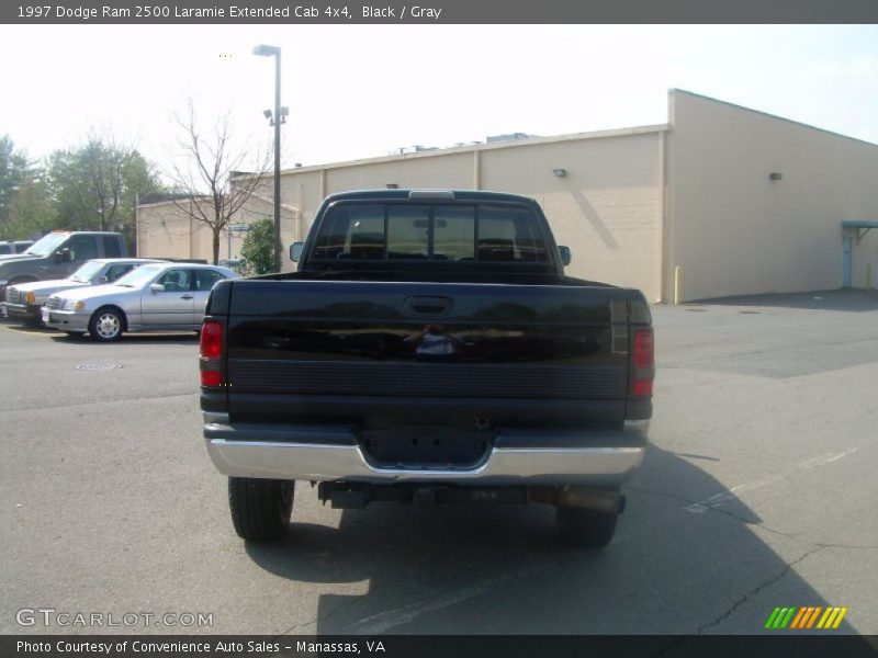 Black / Gray 1997 Dodge Ram 2500 Laramie Extended Cab 4x4