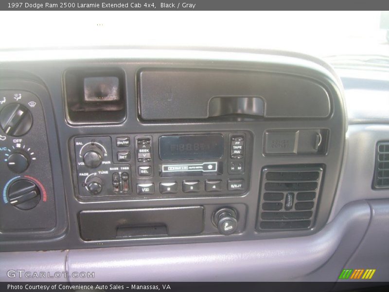 Black / Gray 1997 Dodge Ram 2500 Laramie Extended Cab 4x4