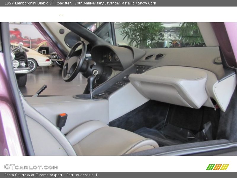 30th Anniversary Lavander Metallic / Snow Corn 1997 Lamborghini Diablo VT Roadster
